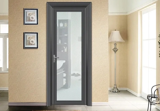 Waterproof Aluminum Casement Door Others Doors with Low-E Glass for Bathroom/Toilet