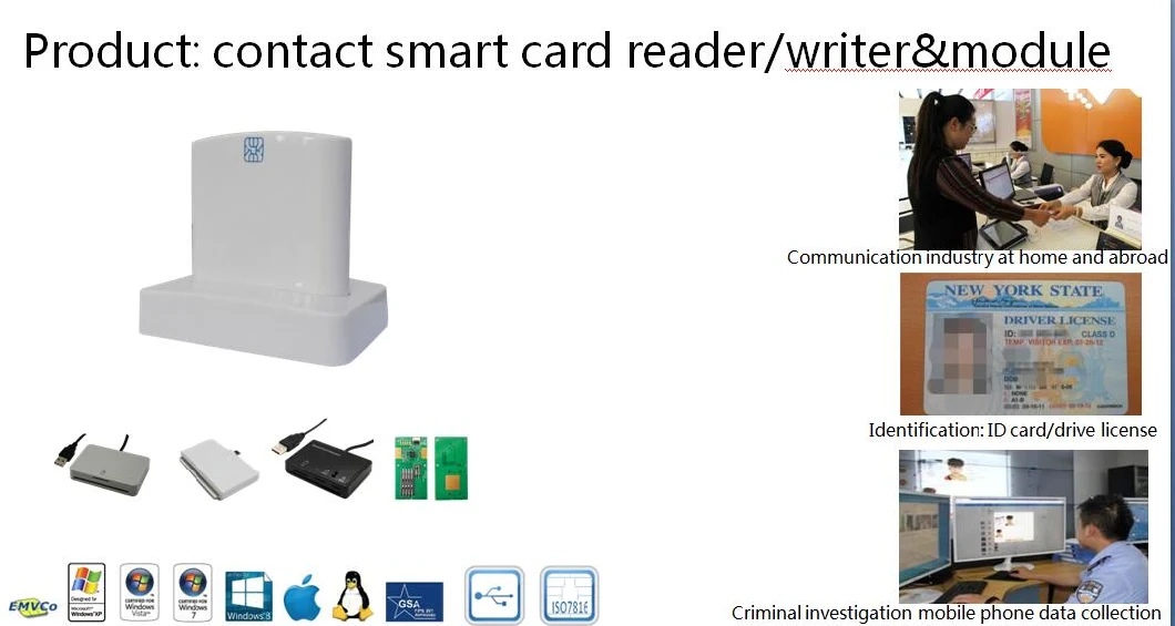 Identiv′ S Utrust 3700 F Contactless Smart Card Reader - Supports ISO/IEC 14443 and Combines Contactless and NFC