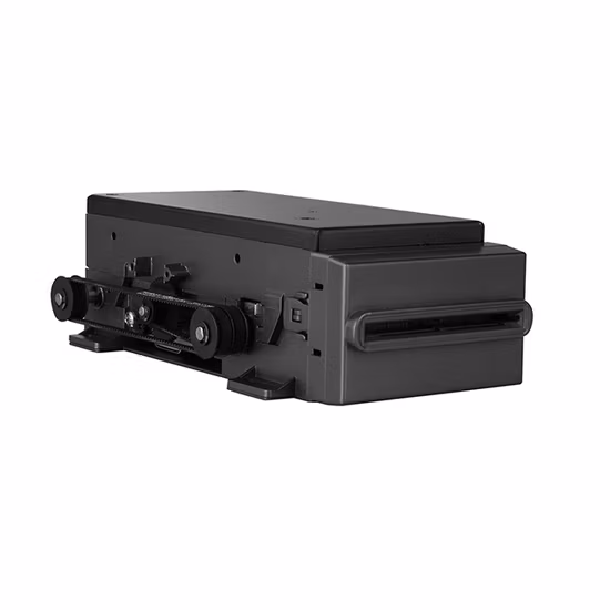 Lector de tarjetas motorizado de quiosco híbrido RS232 de plástico negro