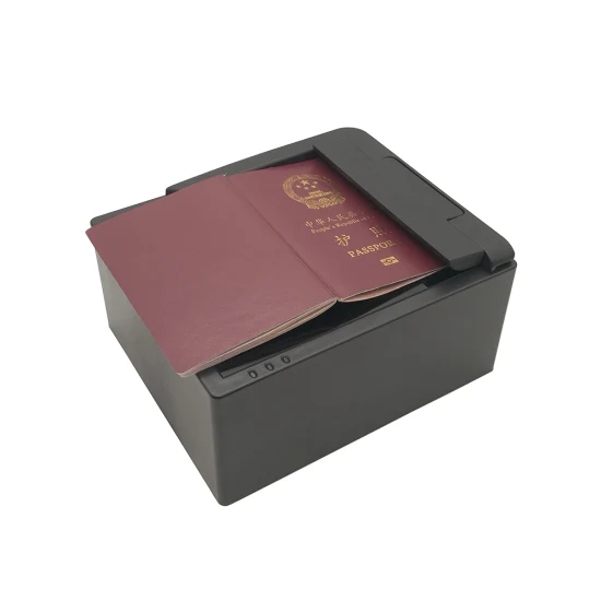 Lector/escáner de pasaportes de página completa Mepr500+ de Ocr Mrz & RFID para Hotel Airport Customs Bank Embassy Kiosk / Icao 9303 Lector de tarjetas de identificación