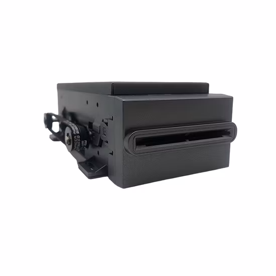 Lector de tarjetas híbrido inteligente motorizado con banda magnética